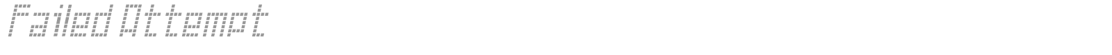 Failed Attempt font preview